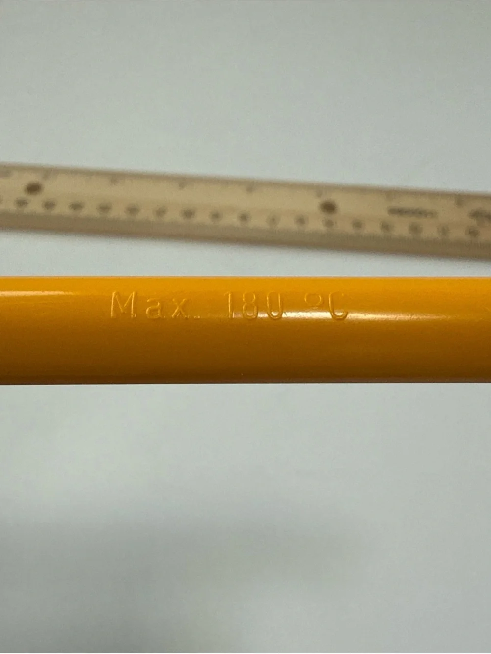 Yellow melamine Dr Oetker spoon slanted spoon